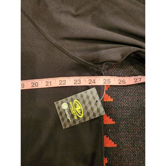 NEW Athletic Works Men's Black Full-Zip Hoodie XXL Lightweight Stretch - Picture 5 of 12